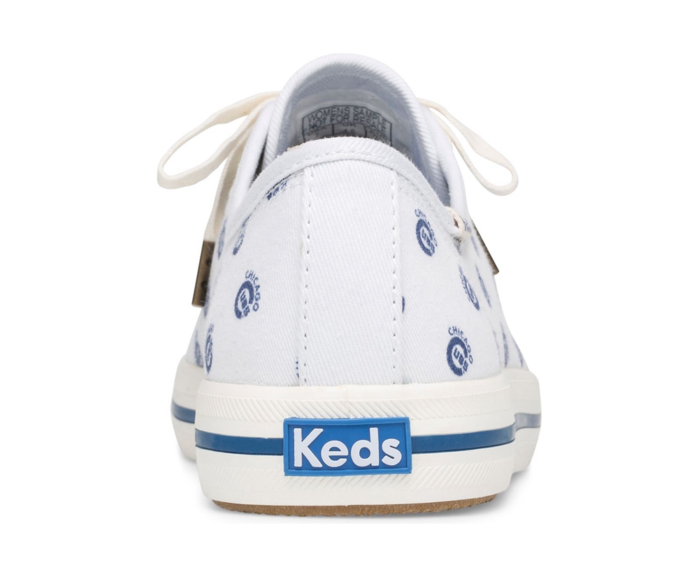 Womens Keds Sneakers - Kickstart MLB® - White/Blue - 9781-GIJSC